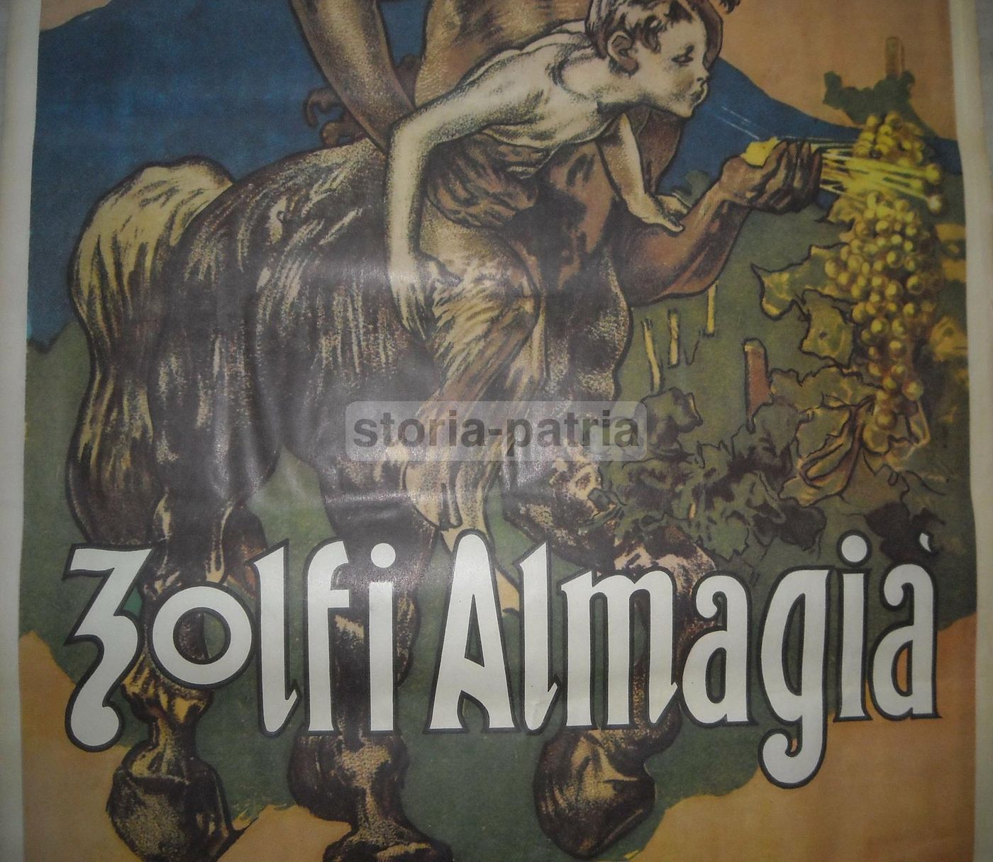 Manifesto Pubblicitario Zolfi Almagià, Ravenna, Stile Hohenstein