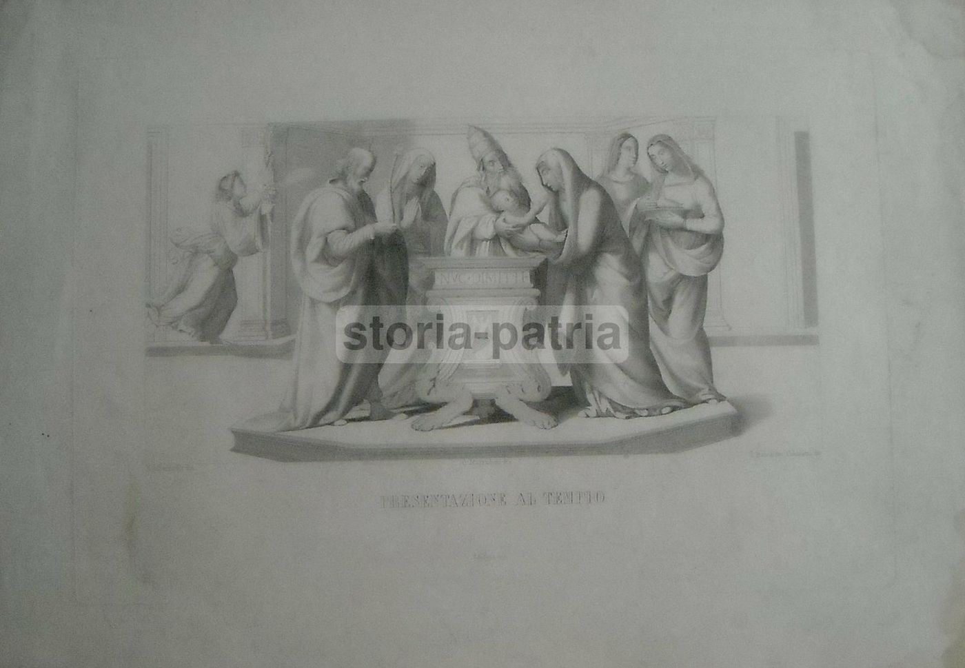 Presentazione Al Tempio (XIX Secolo)   Albertinelli