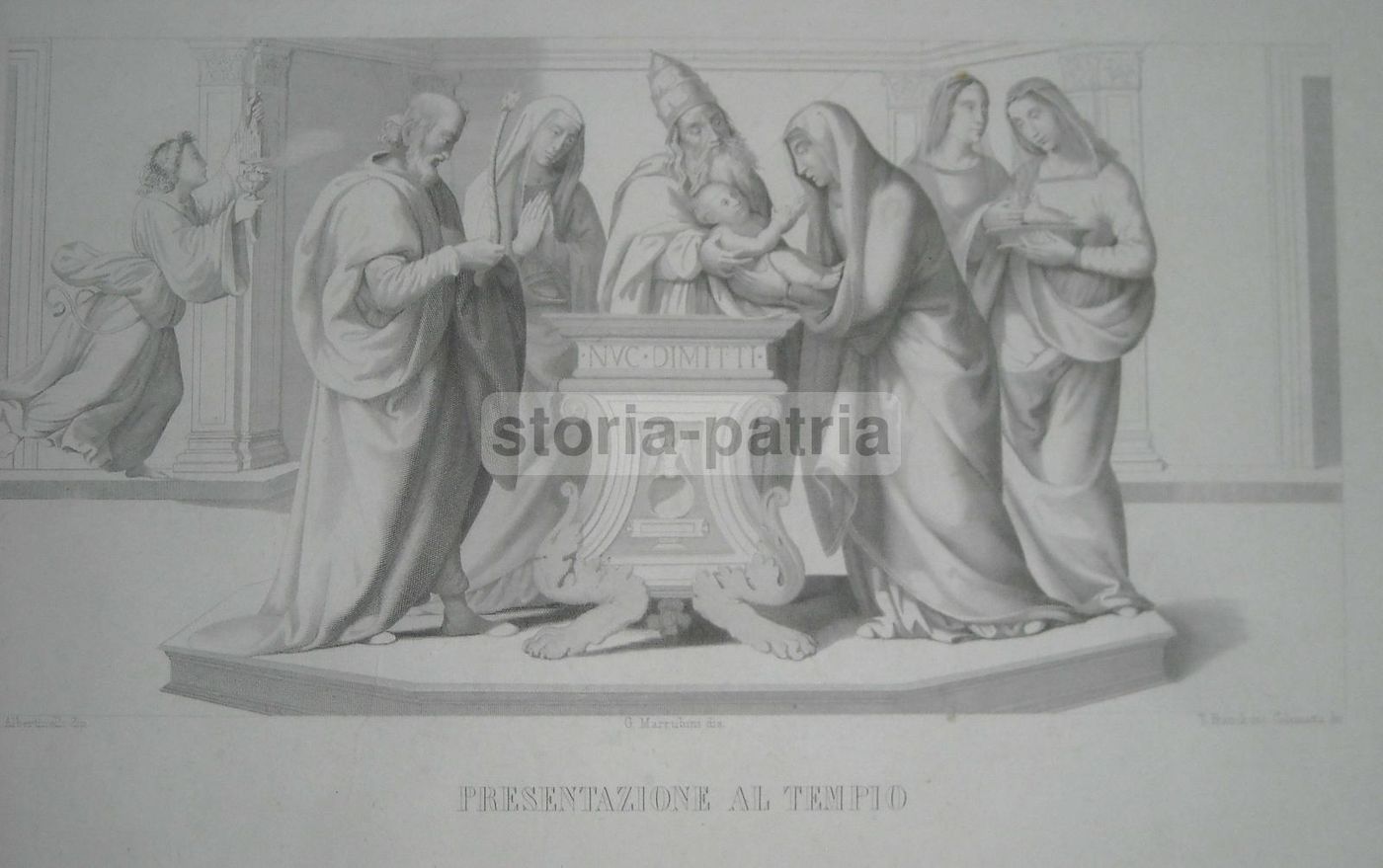 Presentazione Al Tempio (XIX Secolo)   Albertinelli