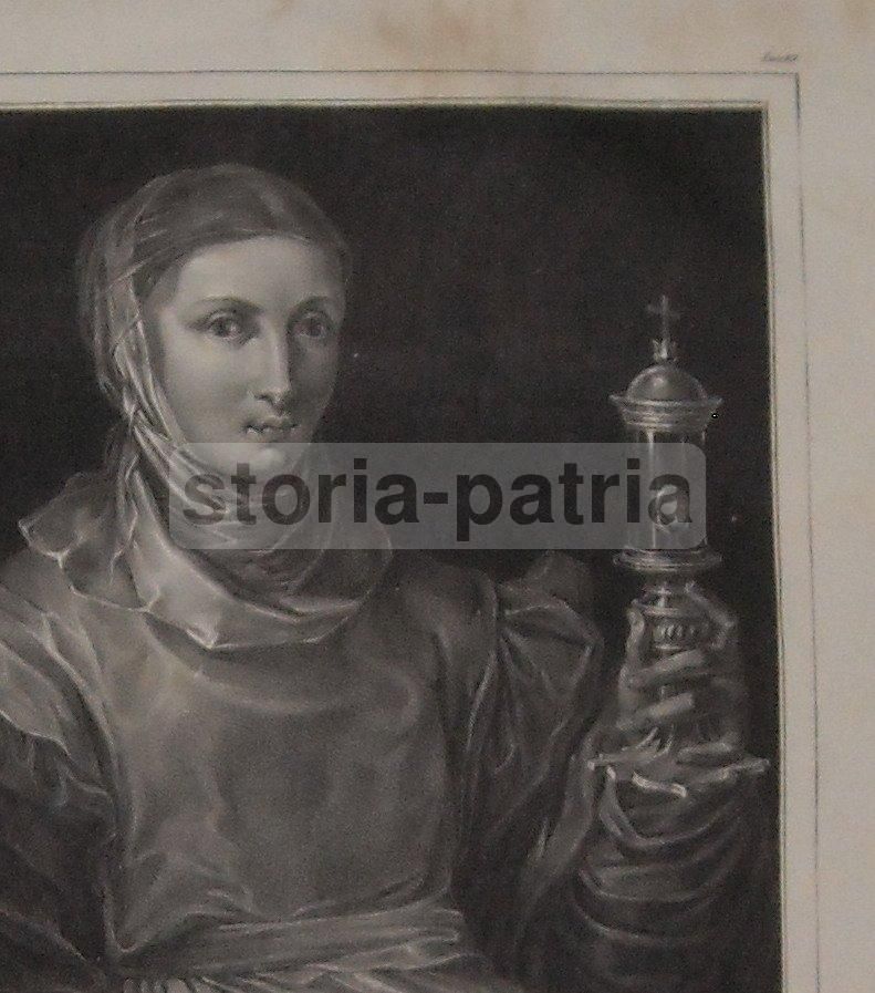 Santa Chiara: Litografia Di Wenzel Da Parmigianino, Metà XIX Secolo