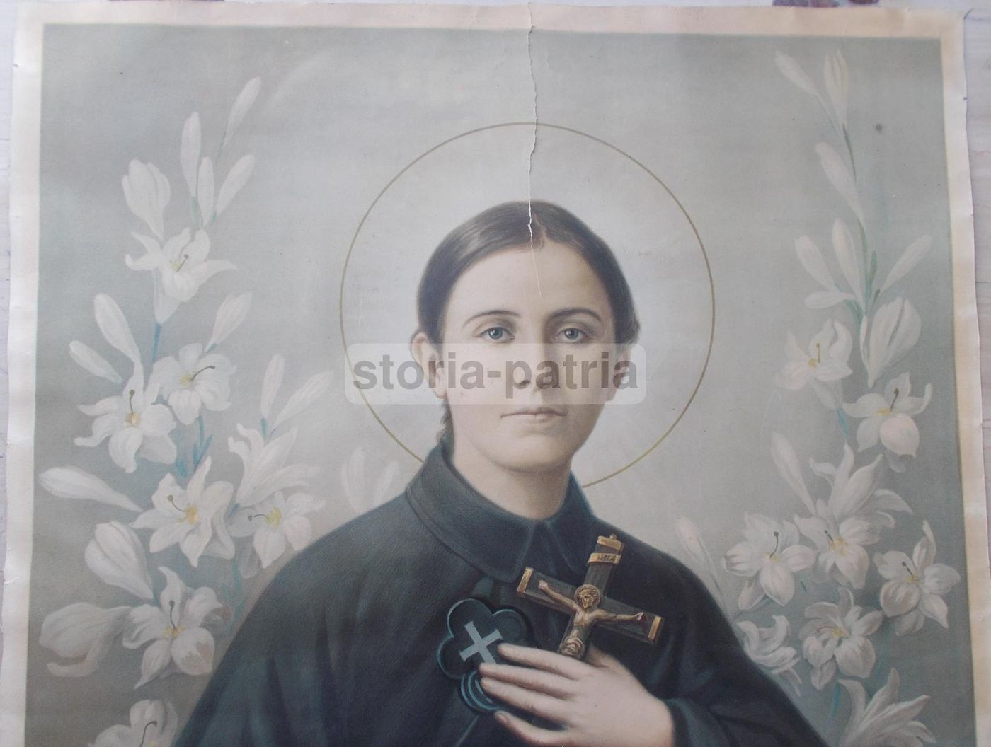 Santa Gemma Galgani, Cromolitografia Dei Passionisti, 1933