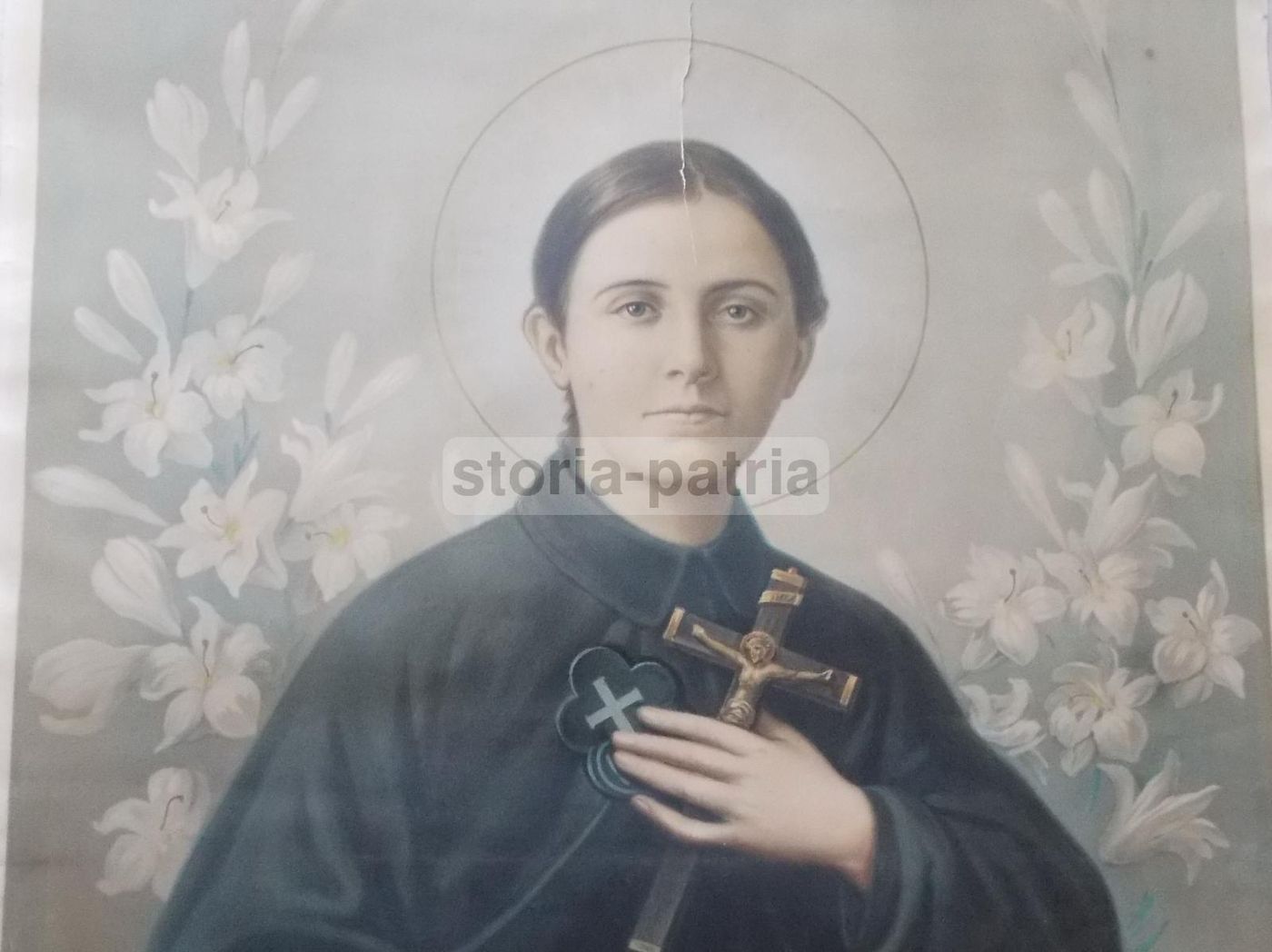 Santa Gemma Galgani, Cromolitografia Dei Passionisti, 1933
