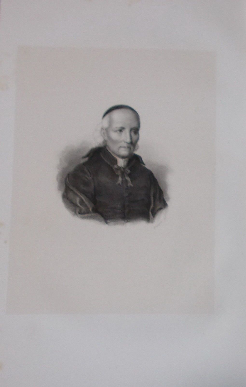 Ritratto Del Canonico Niccolò Sottile, Novara. Incisione Di François, XIX Secolo.