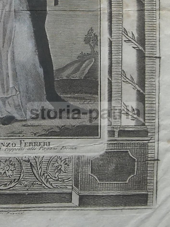 San Vincenzo Ferreri: Acquaforte Di A. Cappelli, Pagani, XIX Secolo
