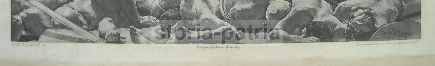 Allegoria Della Morte: José Villegas, Stampa Antica, 1899