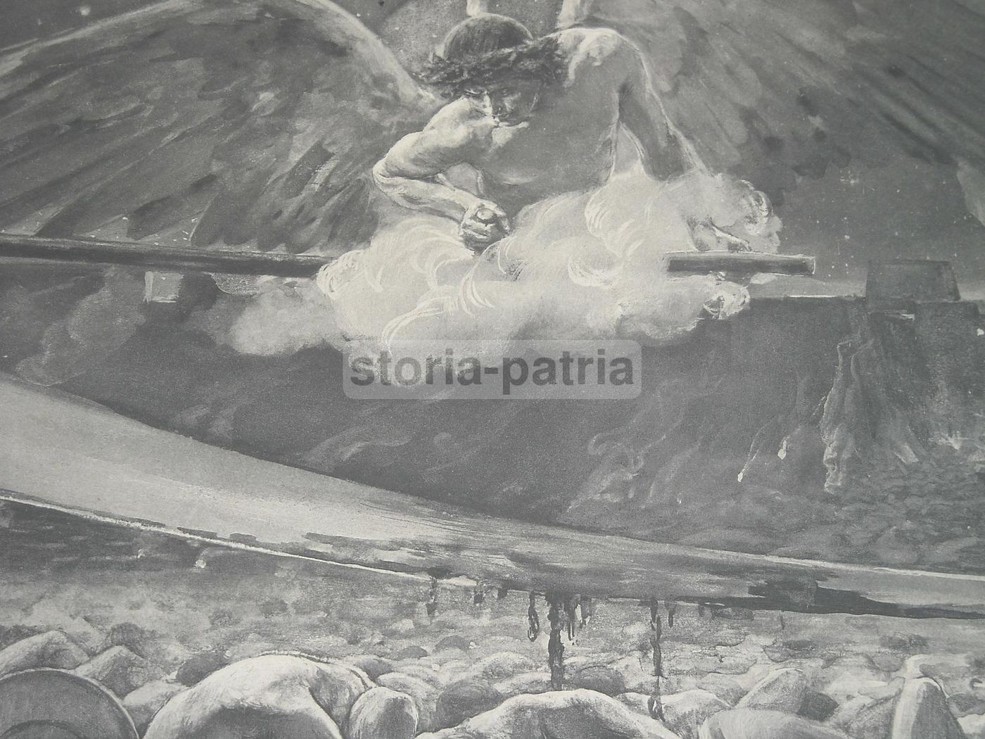 Allegoria Della Morte: José Villegas, Stampa Antica, 1899