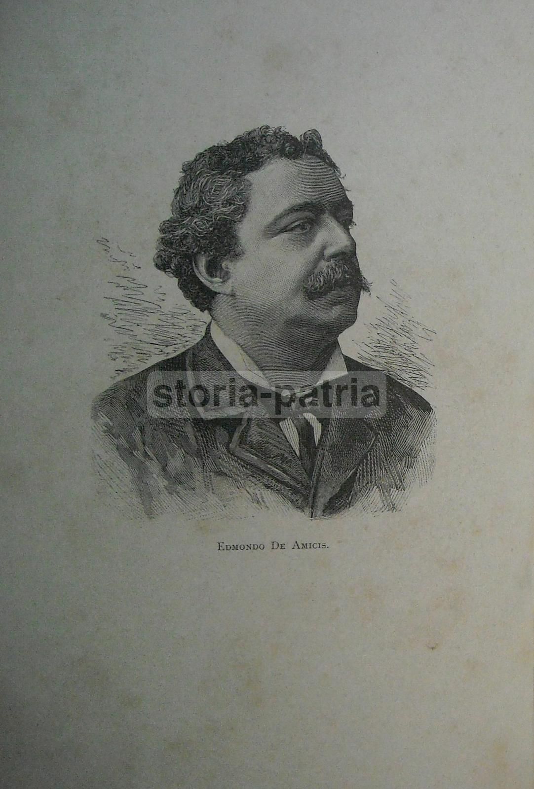 Gli Amici, Edmondo De Amicis, 1889, Illustrato, Treves