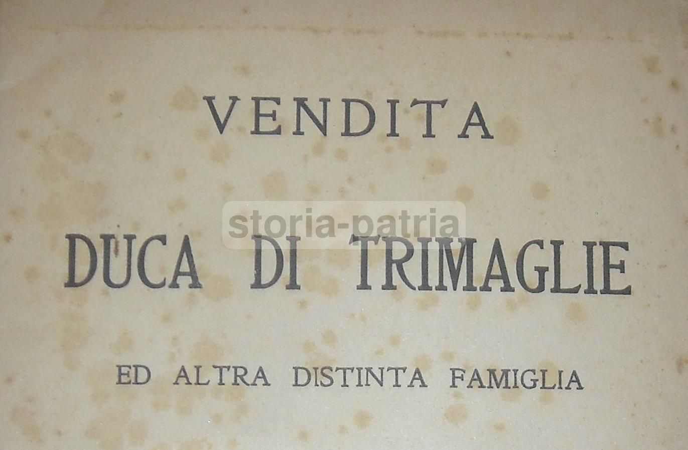 Catalogo Asta Duca Di Trimaglie Napoli Galleria Corona Primo '900