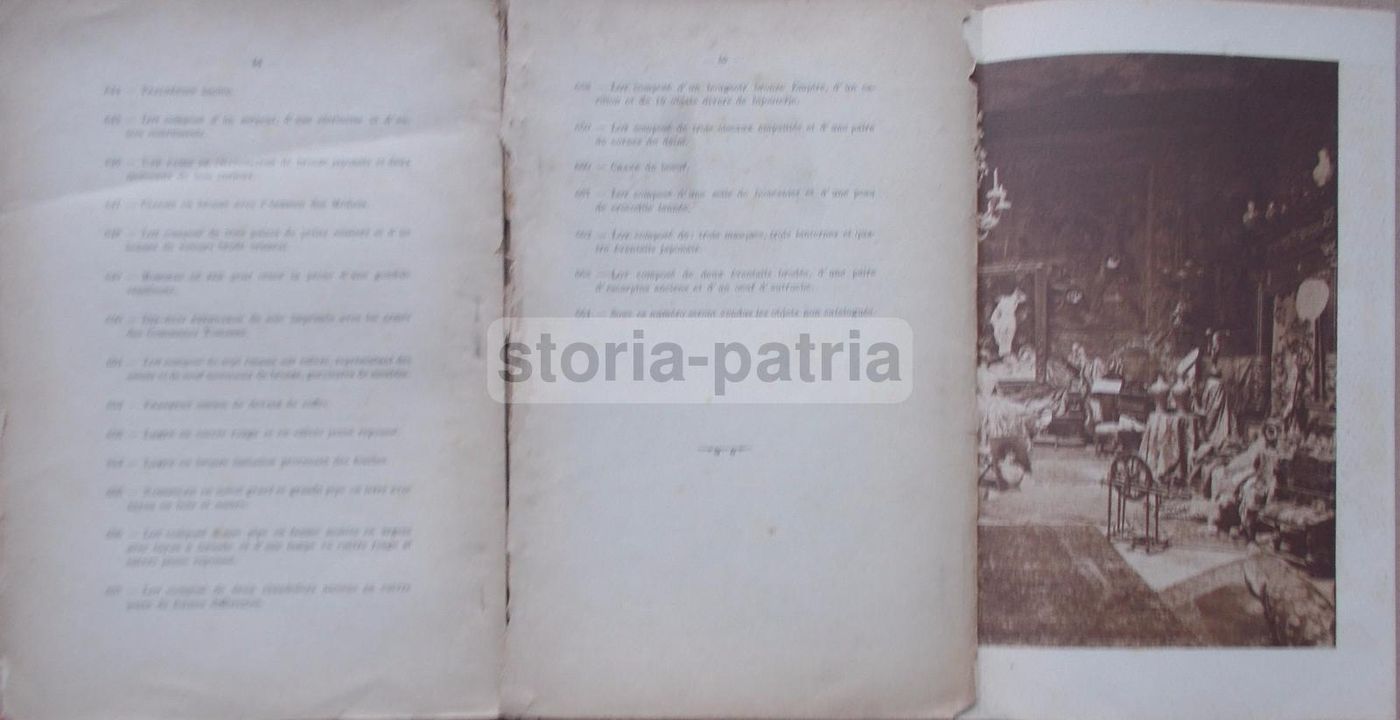 Catalogo Vendita d'Arte, Antiquariato E Mobili, Firenze 1904