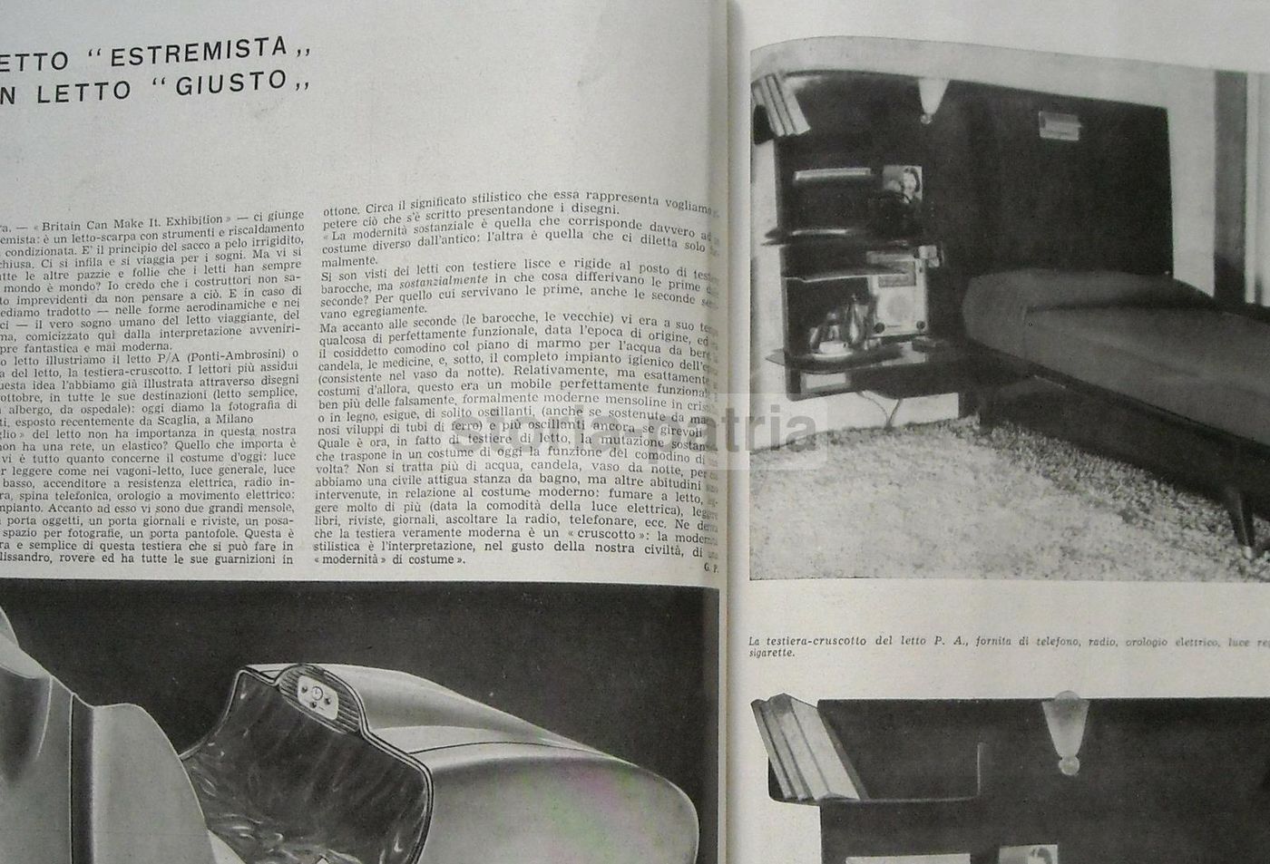 Rivista Lo Stile N. 1 1947 Giò Ponti Design Architettura Milano