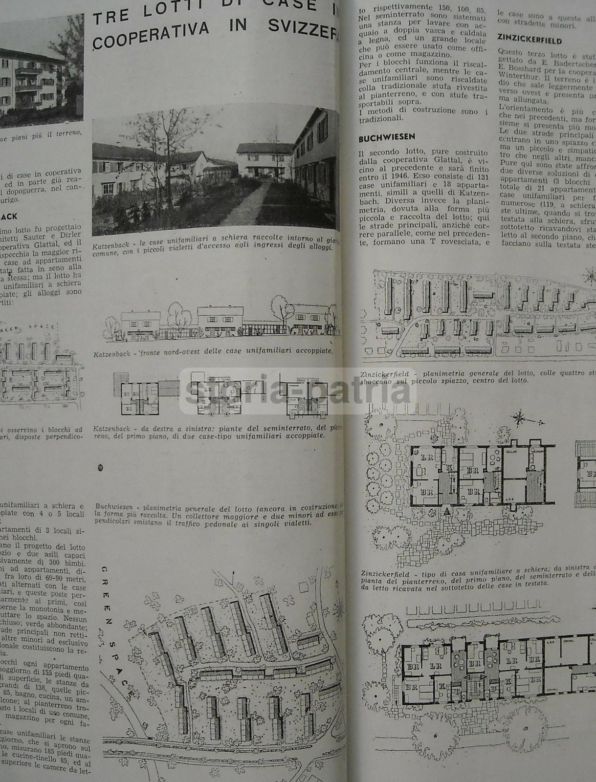 Rivista Lo Stile N. 1 1947 Giò Ponti Design Architettura Milano