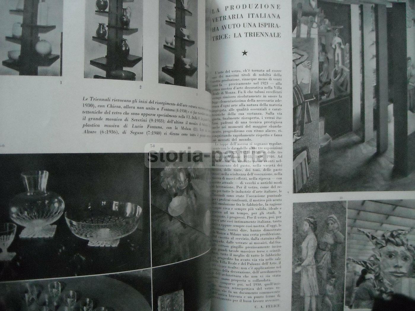 Lo Stile, 1941: Numero Speciale Dedicato Al Vetro Diretto Da Giò Ponti