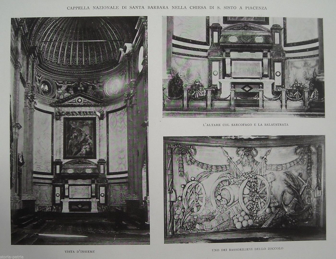 Cappella Santa Barbara, Chiesa Di San Sisto, Piacenza. Progetto Di Paolo Costermanelli, 1923
