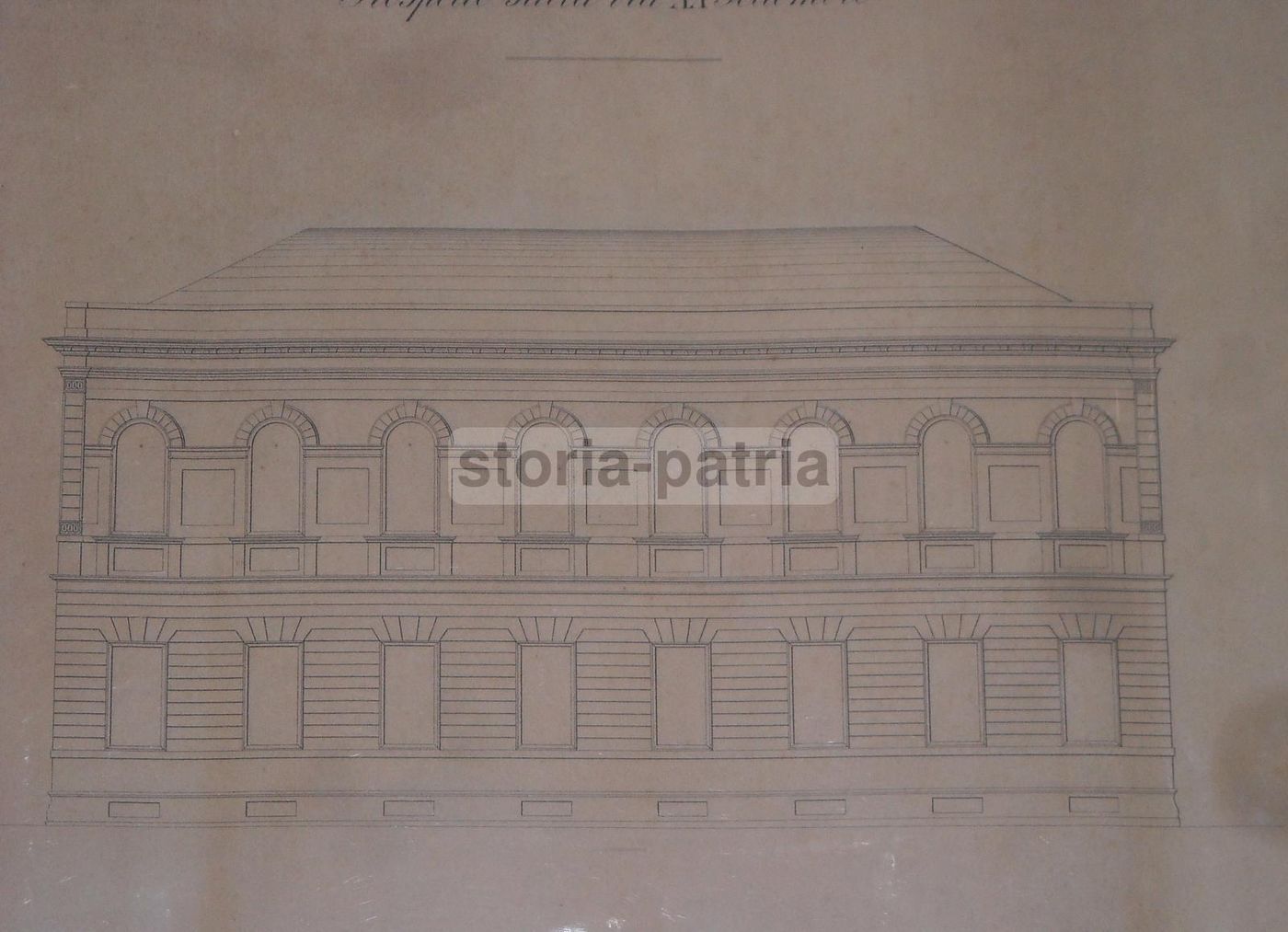 Progetto Architettonico Antico Per Edificio Scolastico Ad Andria