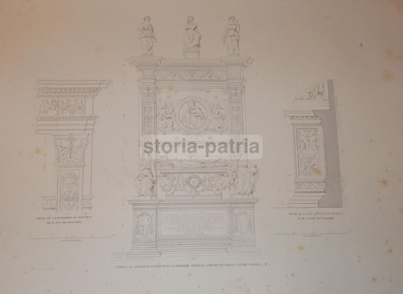Monumento Al Cardinale Giovanni Di Castro, Chiesa Di Santa Maria Del Popolo, Roma