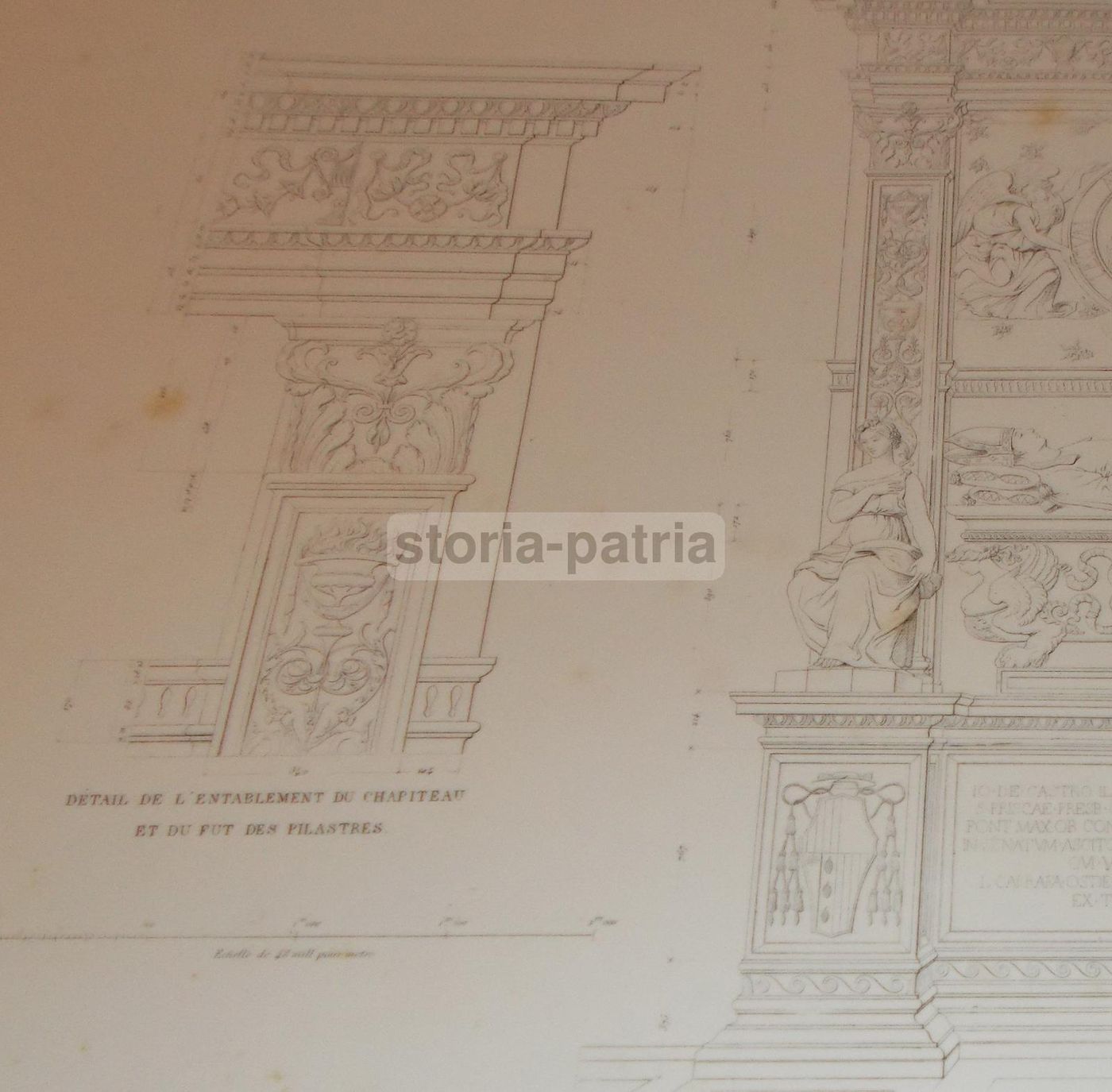 Monumento Al Cardinale Giovanni Di Castro, Chiesa Di Santa Maria Del Popolo, Roma