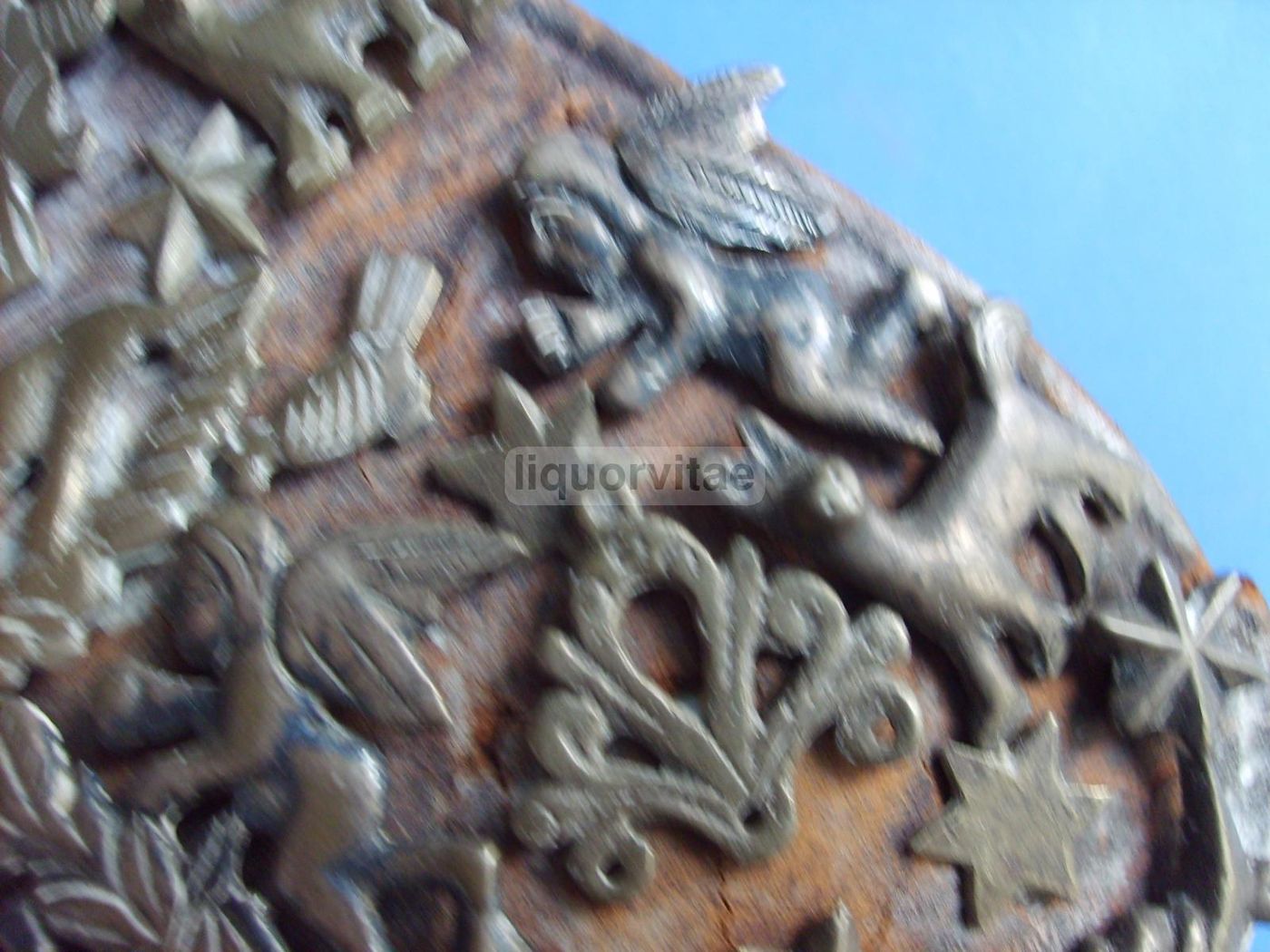 Borsa Peruviana In Cuoio Con Monete E Decorazioni Metalliche 1850