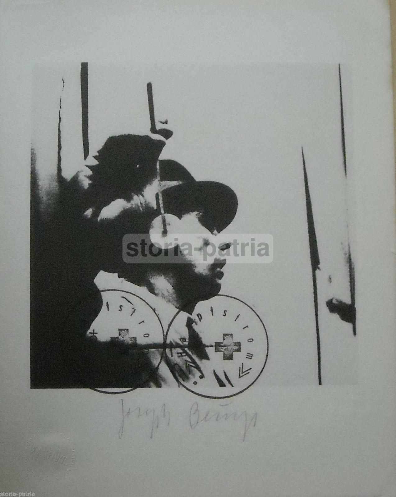 Joseph Beuys, L'Udito. Grafica Bolaffi Arte, I Cinque Sensi.