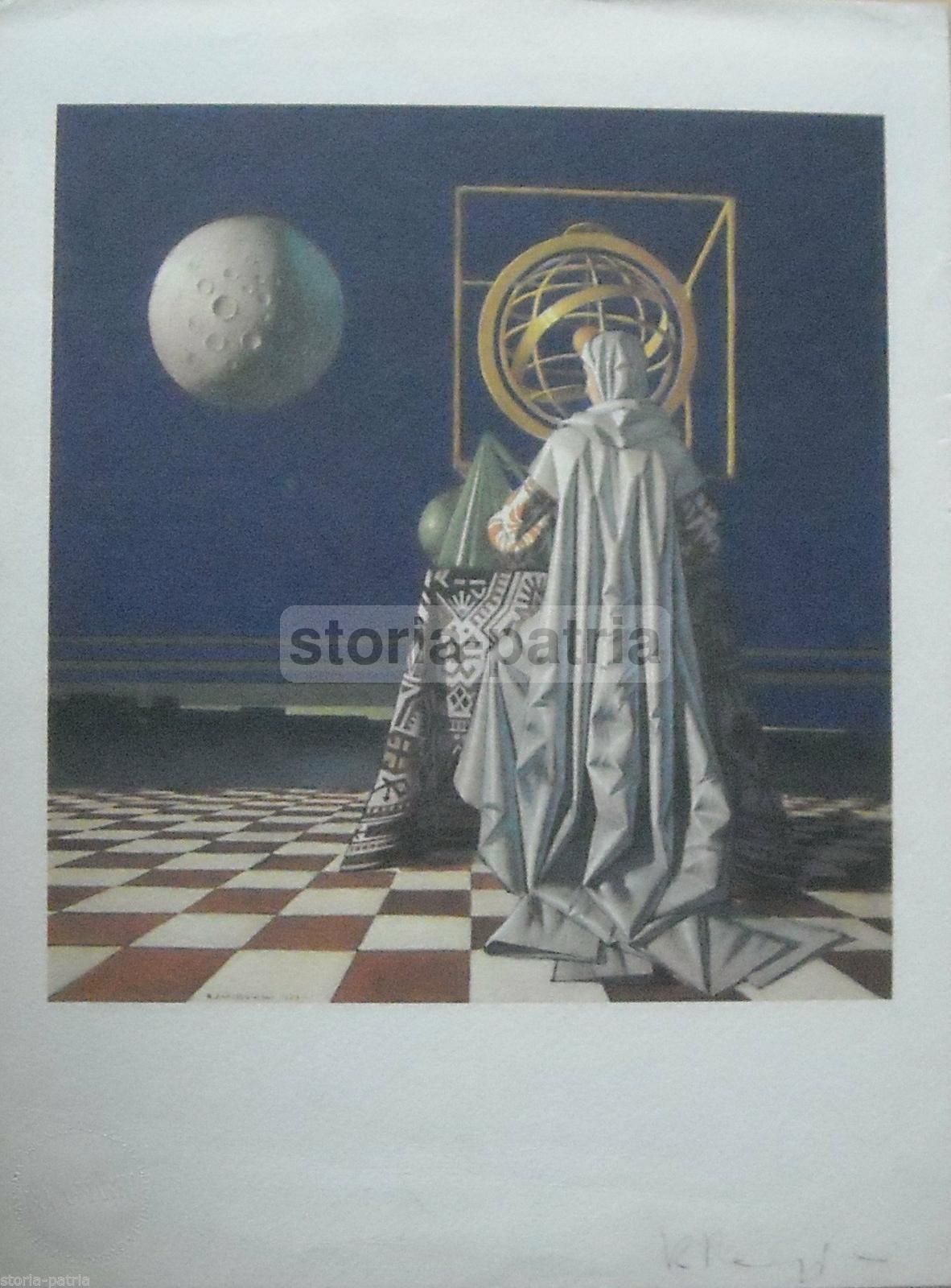 Romano Parmeggiani: L'Uomo E La Luna. Grafica 1979, Bolaffi Arte