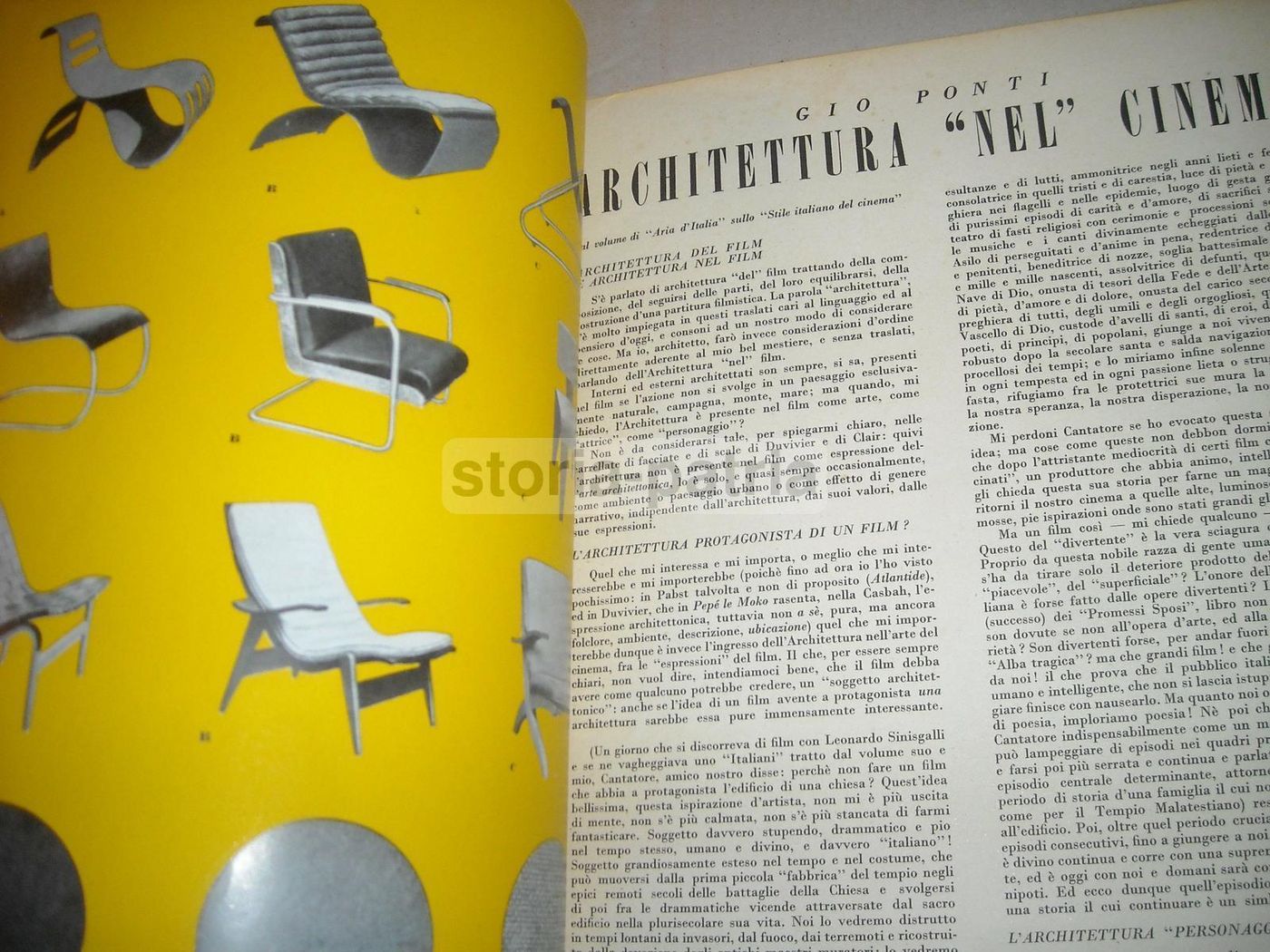 Rivista Lo Stile, Febbraio 1942: Giò Ponti, Fornasetti, Fontana Arte