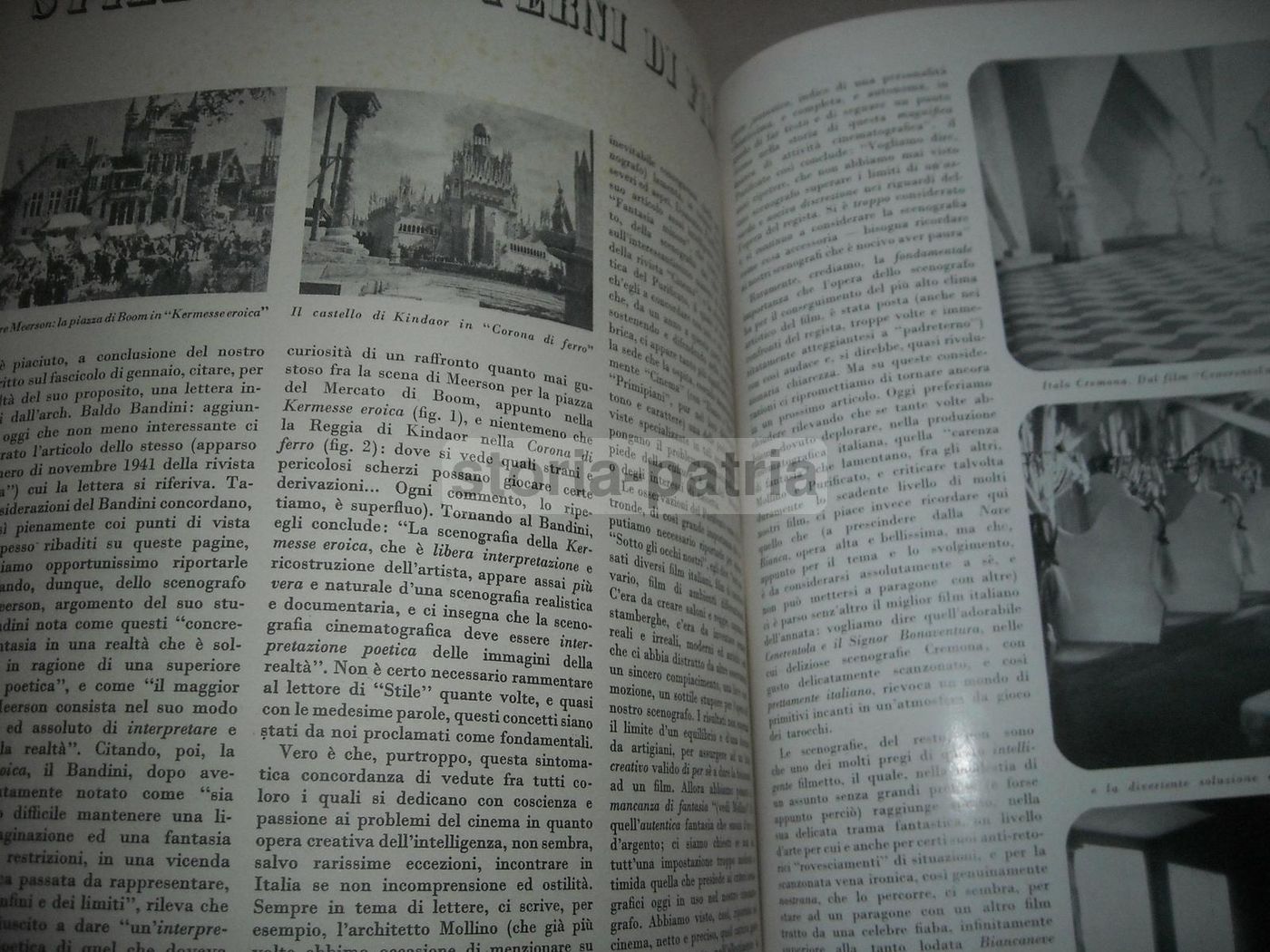 Rivista Lo Stile, Febbraio 1942: Giò Ponti, Fornasetti, Fontana Arte