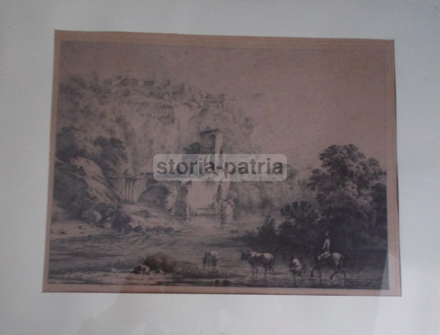 Incisione Debucourt 1800 Scena Pastorale Bucolica Acquaforte