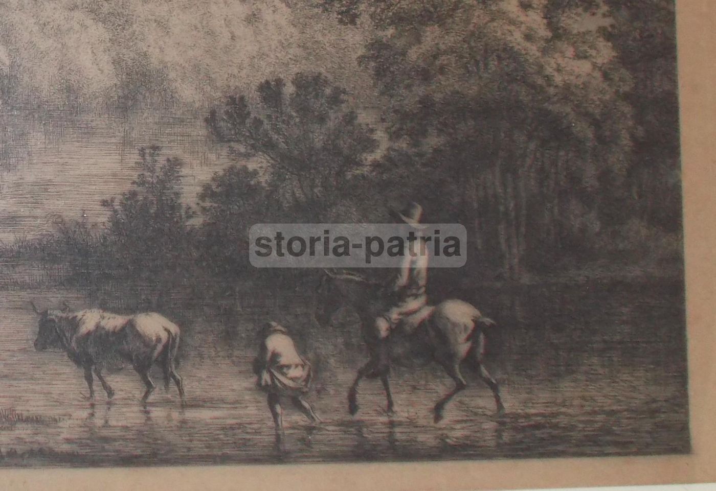 Incisione Debucourt 1800 Scena Pastorale Bucolica Acquaforte