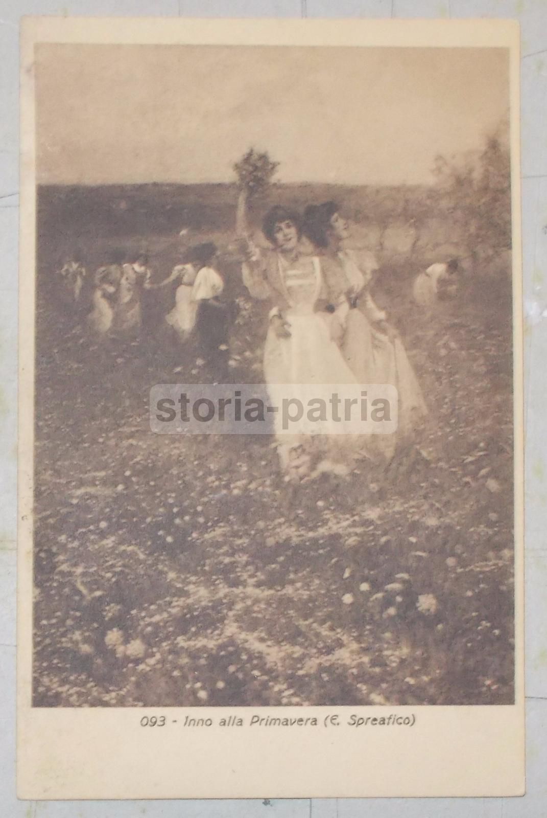 Cartolina Eugenio Spreafico: Inno Alla Primavera