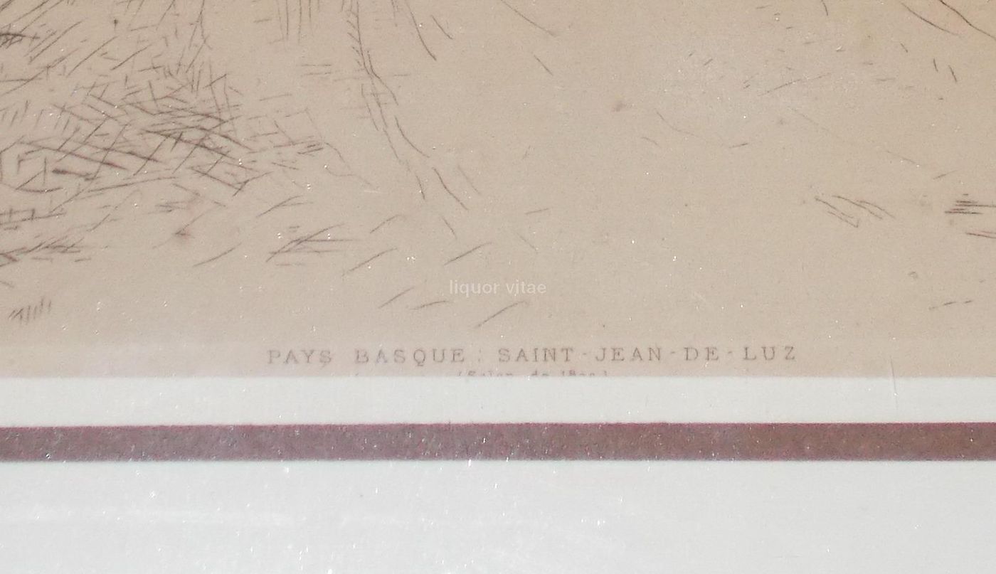 Incisione Léon Bonnat: Saint Jean De Luz (1899)   Acquaforte Originale