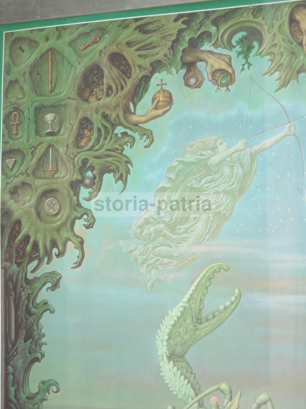 Johfra: Cancro, Stampa Astrologica Ed Esoterica Vintage, Olanda, Anni '70