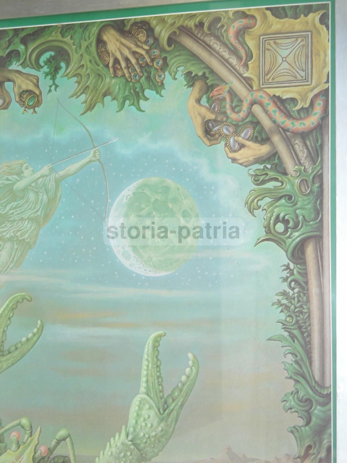 Johfra: Cancro, Stampa Astrologica Ed Esoterica Vintage, Olanda, Anni '70