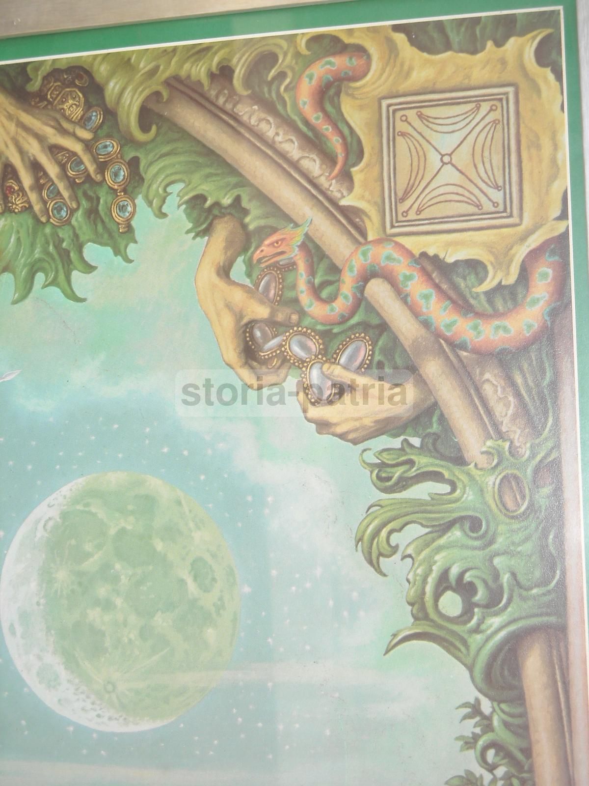 Johfra: Cancro, Stampa Astrologica Ed Esoterica Vintage, Olanda, Anni '70