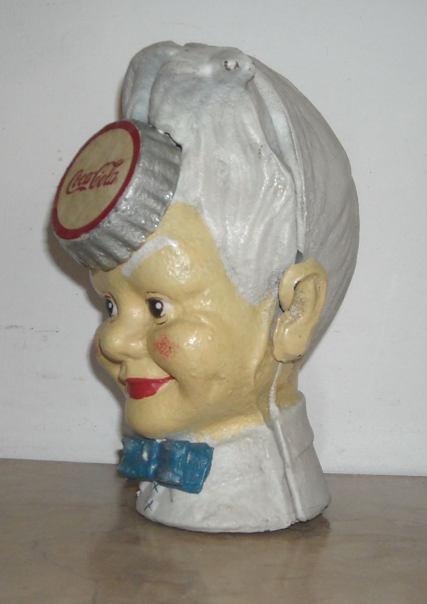 Salvadanaio Coca Cola Vintage Scultura Pubblicitaria