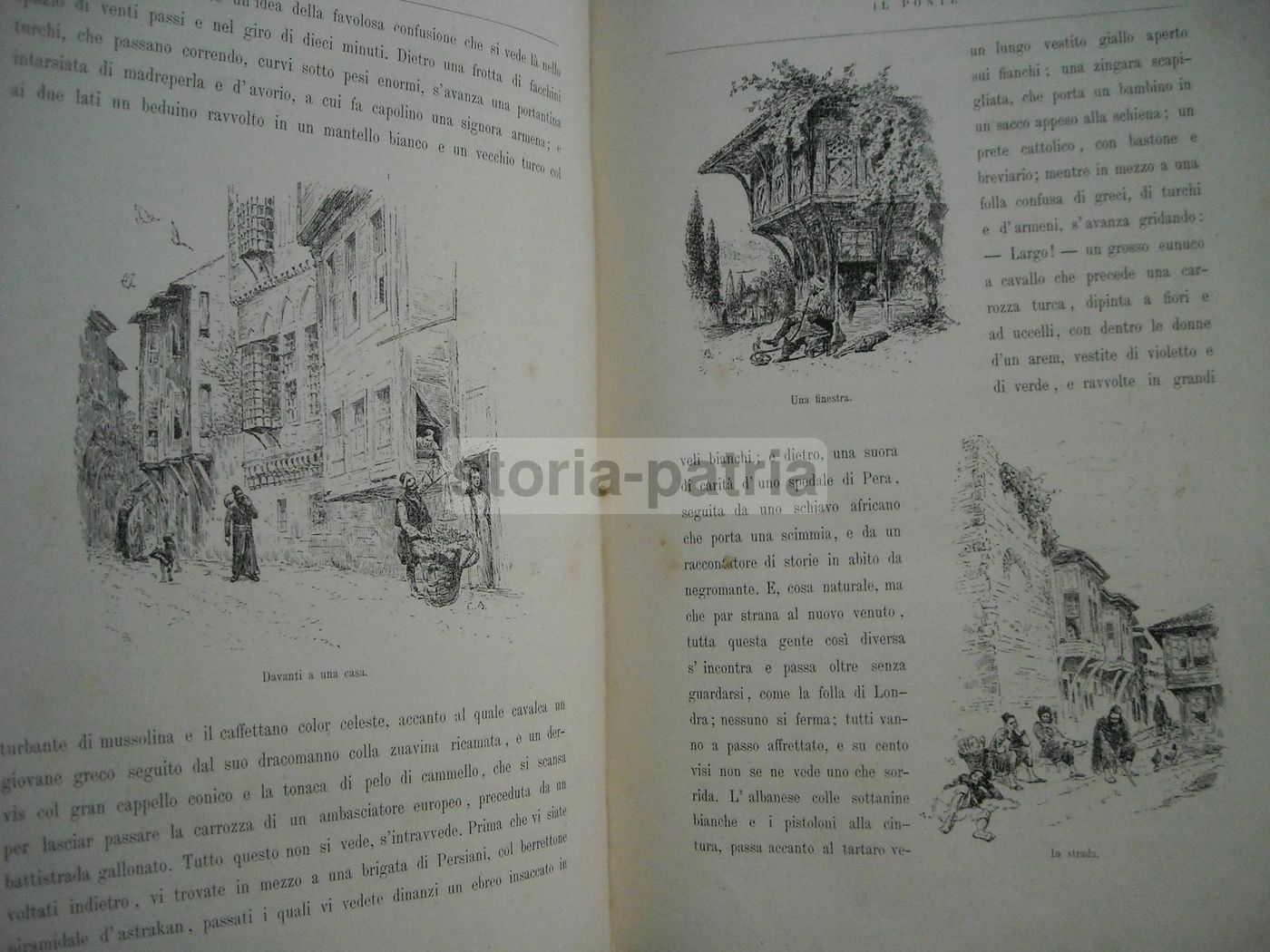 Costantinopoli. Edmondo De Amicis, Illustrazioni Di Cesare Biseo, 1882.