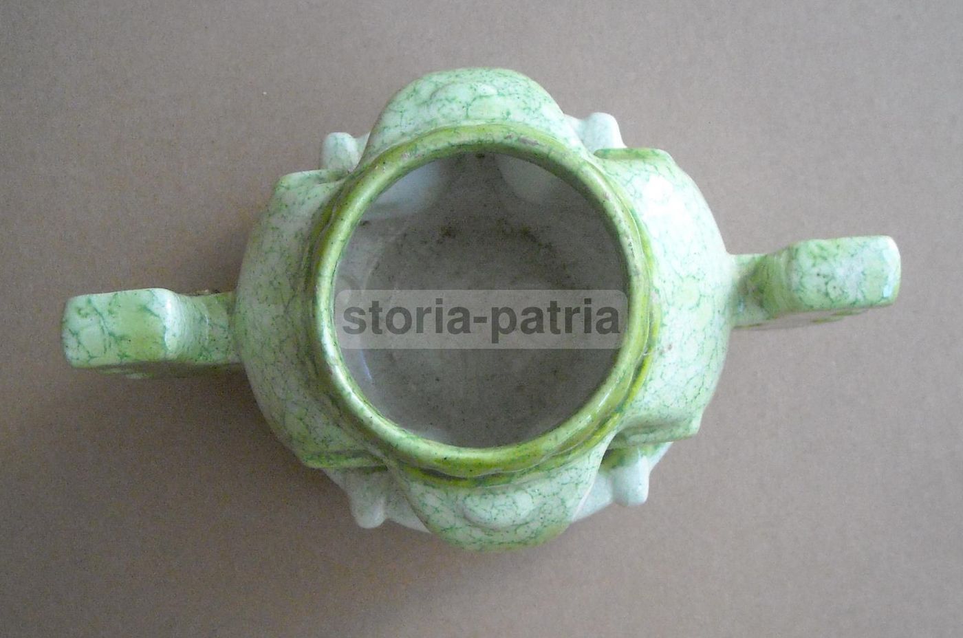 Vaso Antropomorfo In Ceramica Smaltata