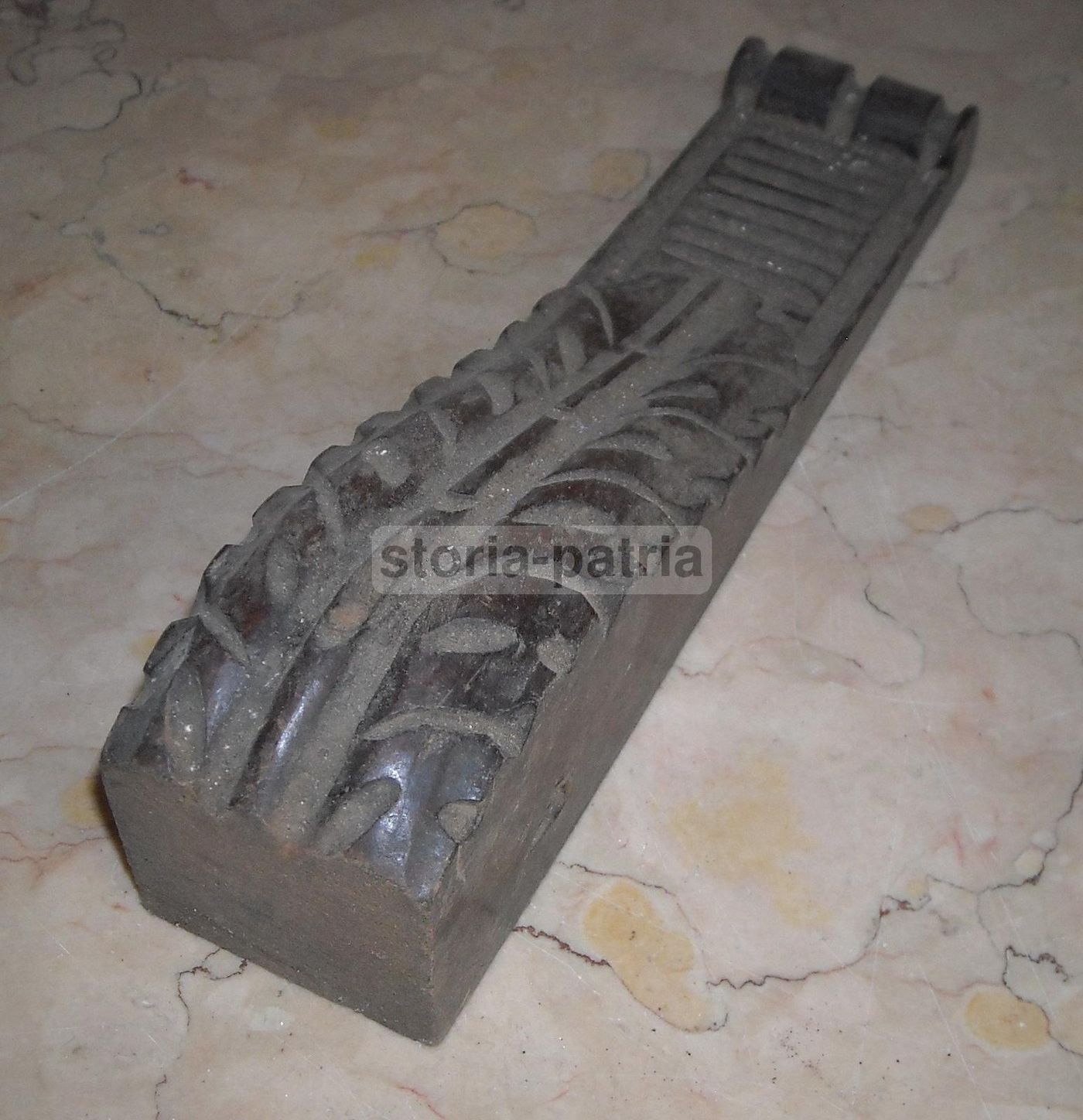Fregio Decorativo In Legno Intagliato Epoca Liberty, Fine '800