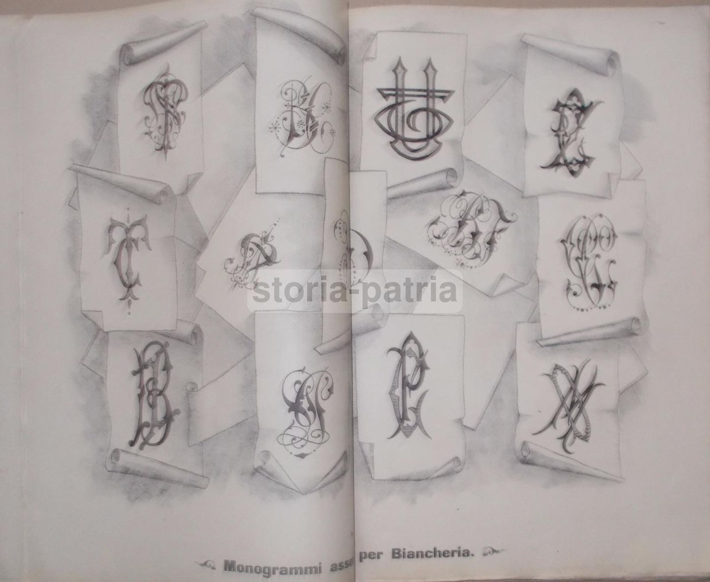 L'Arte In Famiglia: Italo Bianchi 1896 Modelli Ricamo E Monogrammi