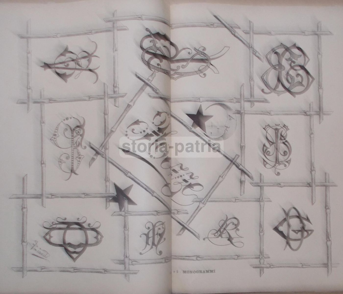 L'Arte In Famiglia: Italo Bianchi 1896 Modelli Ricamo E Monogrammi