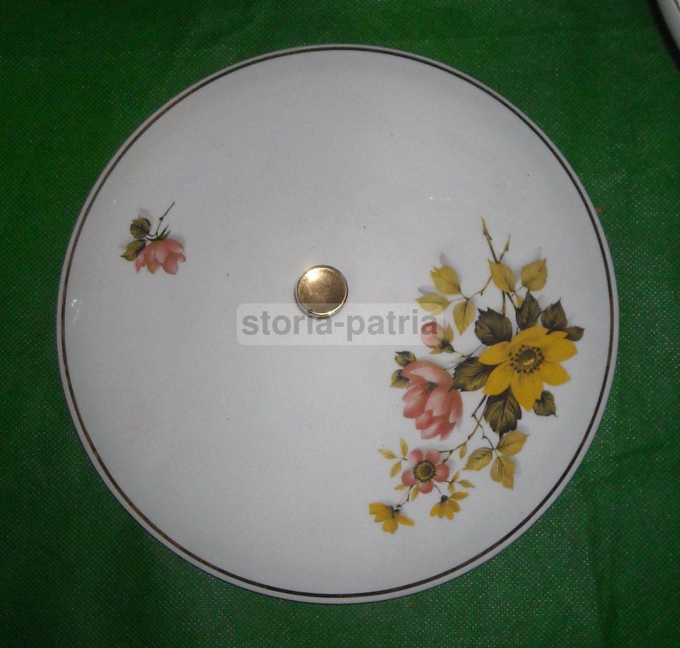 Zuppiera Porcellana Karim Decorata Motivi Floreali Policromi Vintage