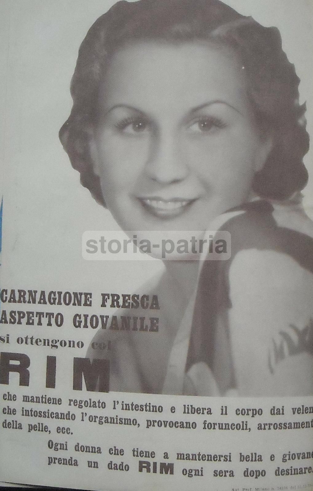 Angelo Del Bon, Stampa Originale 1940, La Lettura: Marionette E Pubblicità Rim