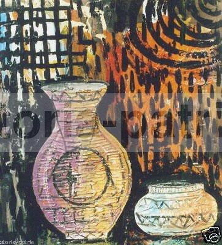 Michele De Giosa, Natura Morta, Olio Su Tela, 1963