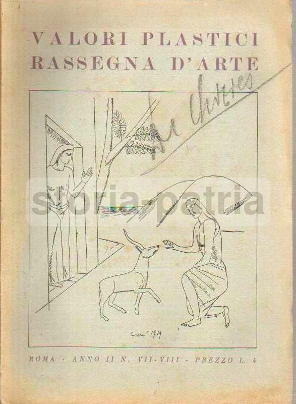 Valori Plastici Rivista d'Arte 1918 1922 Roma Broglio De Chirico