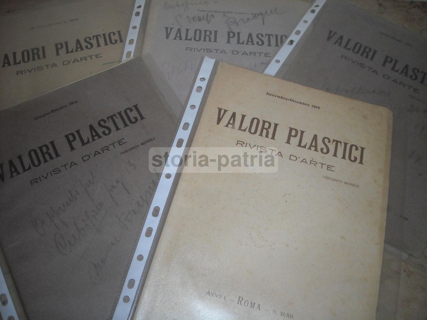 Valori Plastici Rivista d'Arte 1918 1922 Roma Broglio De Chirico