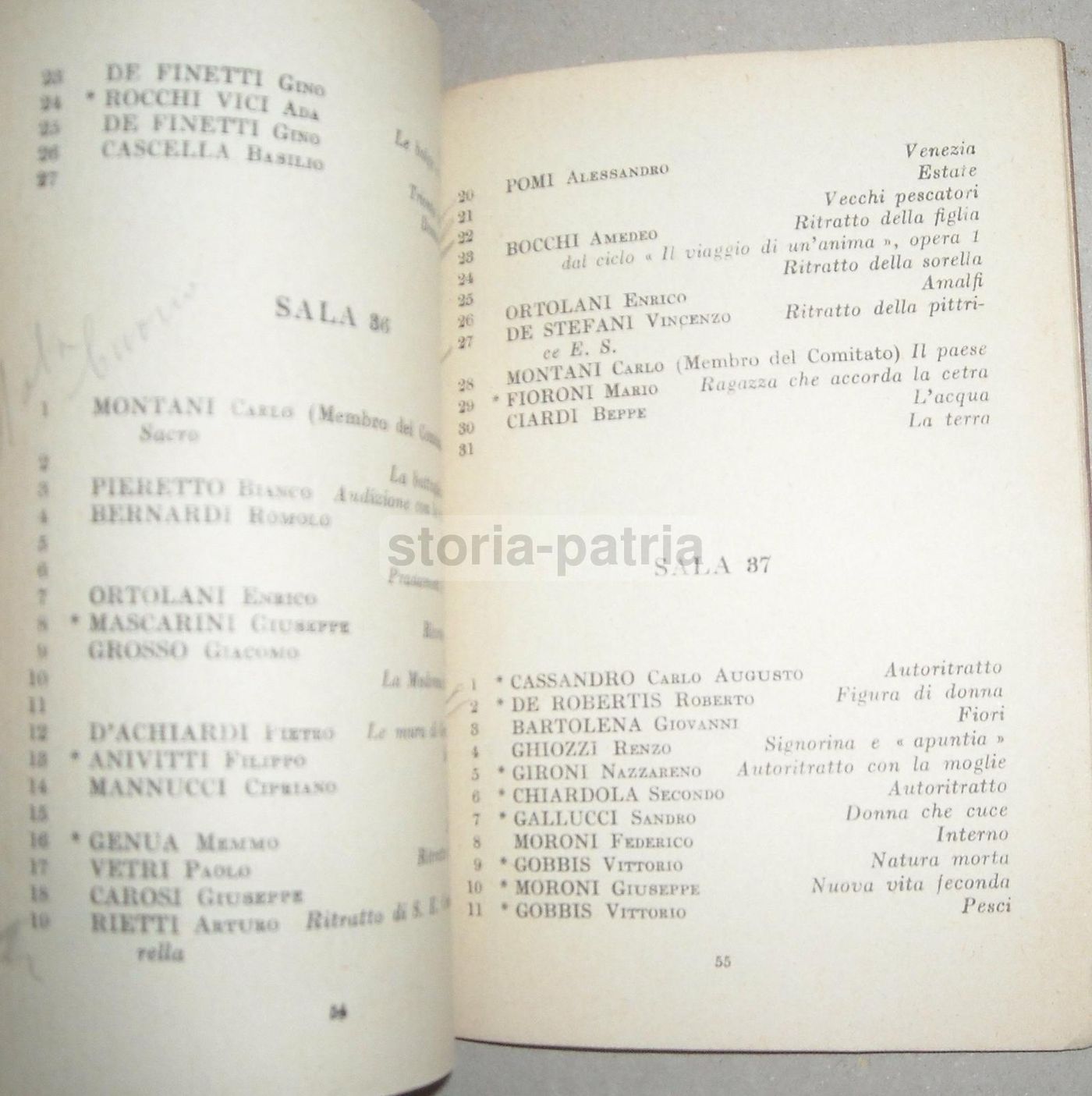 Catalogo Prima Quadriennale d'Arte Nazionale Roma 1931 Originale