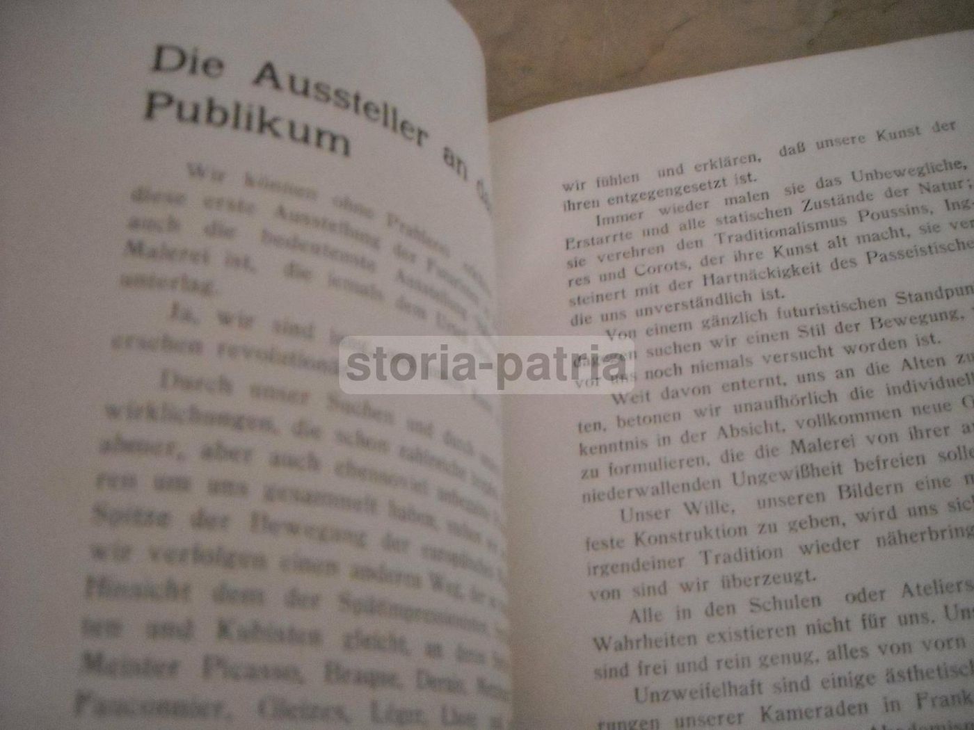 Catalogo Futuristi Berlino 1912 Der Sturm Boccioni Carrà Russolo