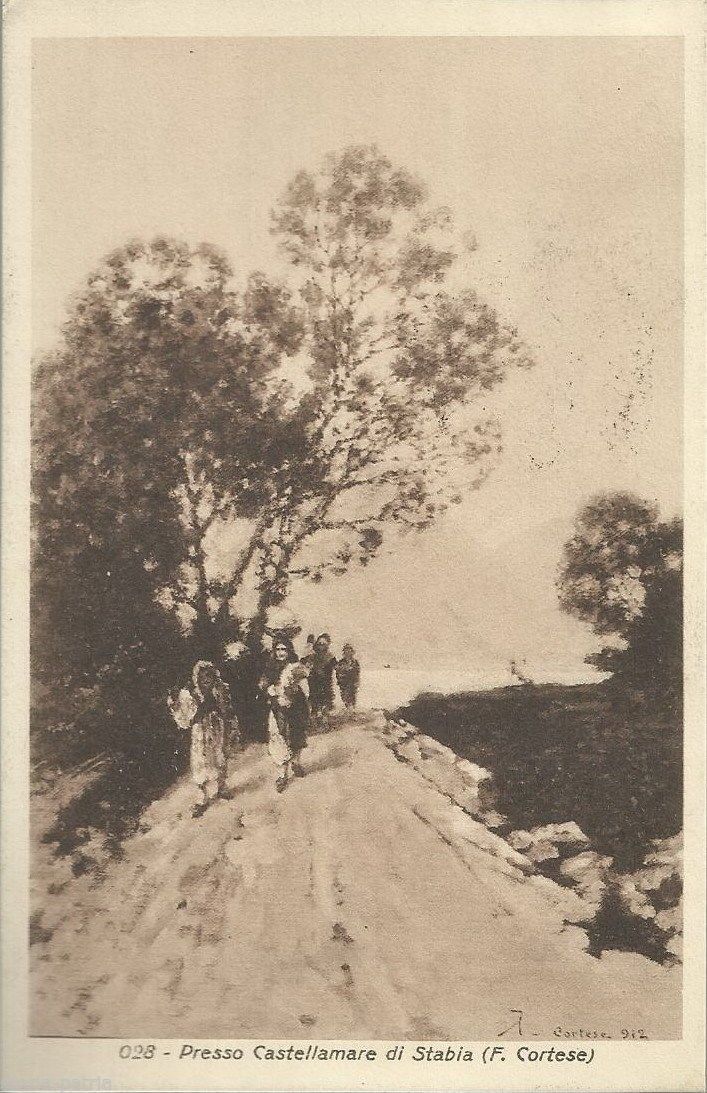 Cartolina Antica Cortese, Castellammare Di Stabia, 1916 (viaggiata)