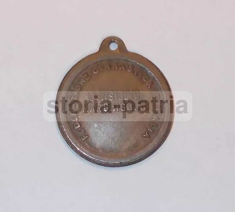 Medal, Italian Gymnastics Federation, Marche Council, circa 1920