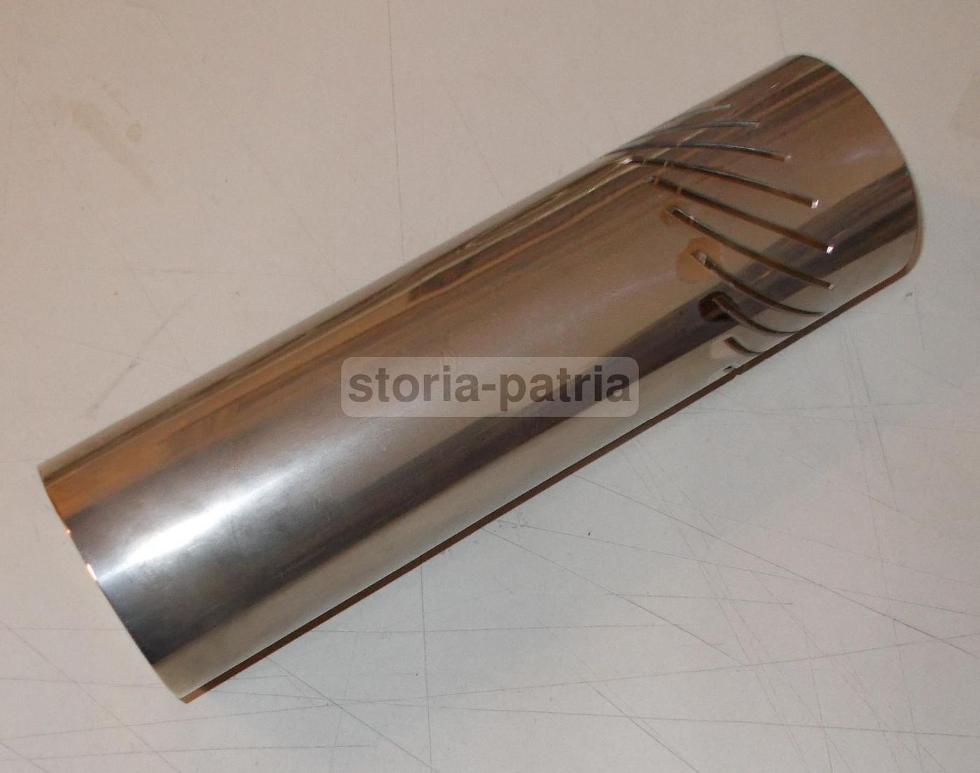 Vaso Cilindrico In Metallo Traforato Gallinaro, Anni '70