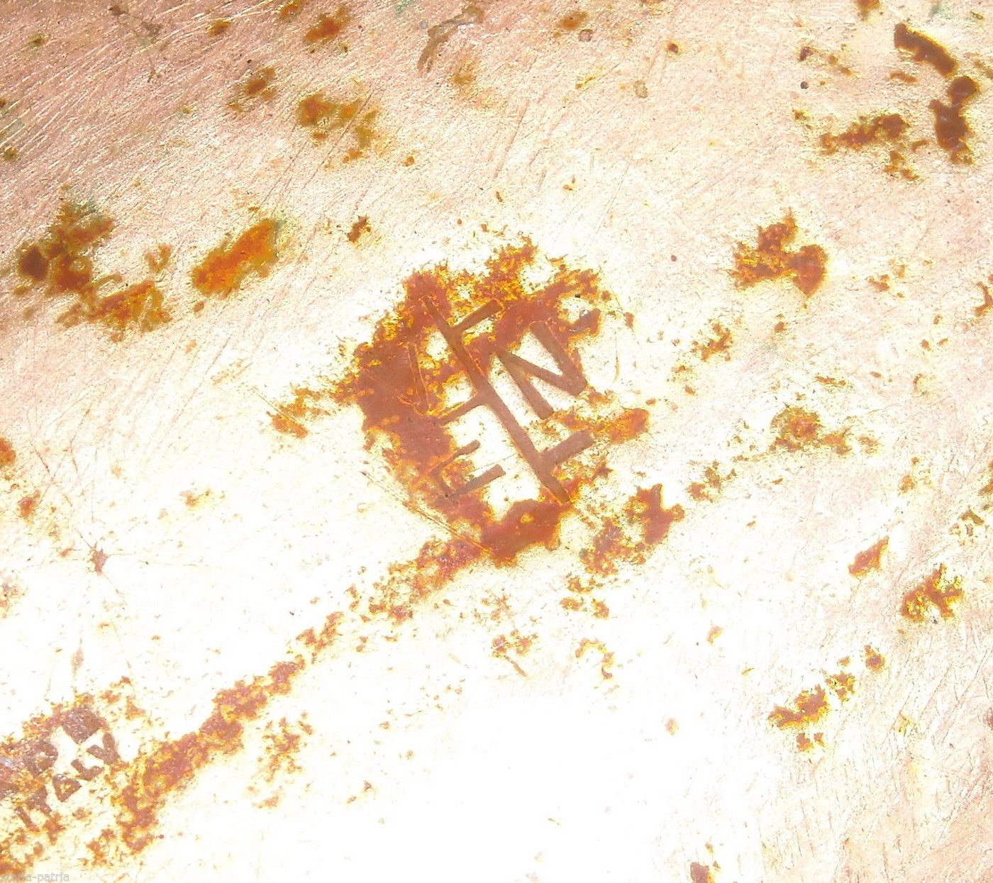 Vassoio In Rame Smaltato Policromo, Metà Del '900, Stile Ponti