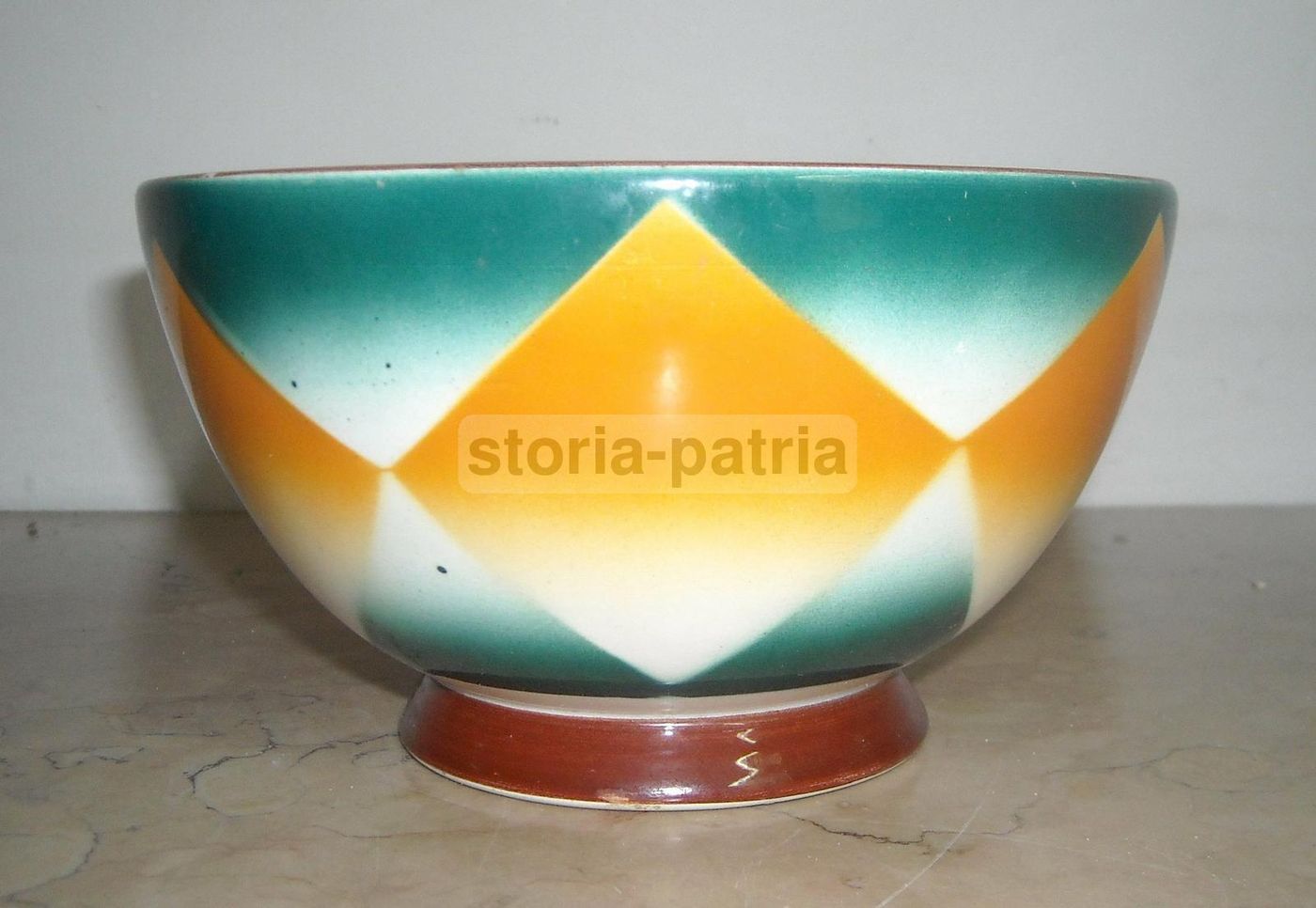 Ceramica Galvani Pordenone Anni '30: Decorazione Geometrica Futurista